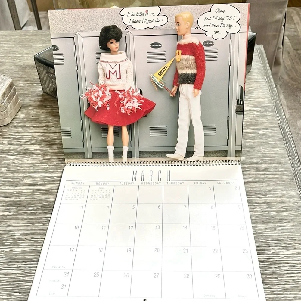 Vintage Barbie Calendar